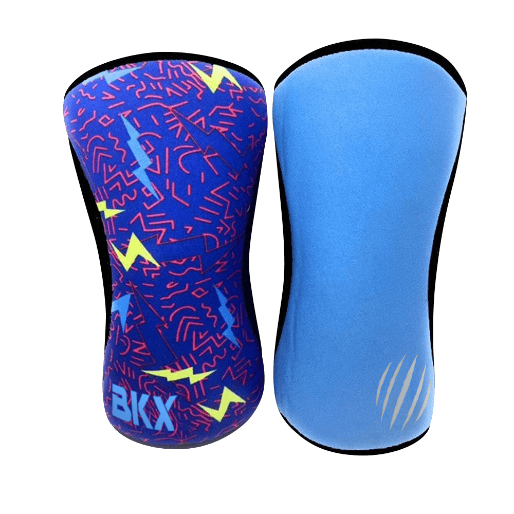 Bear KompleX Knee Sleeves - Lightning with REVERSIBLE Blue by Bear KompleX