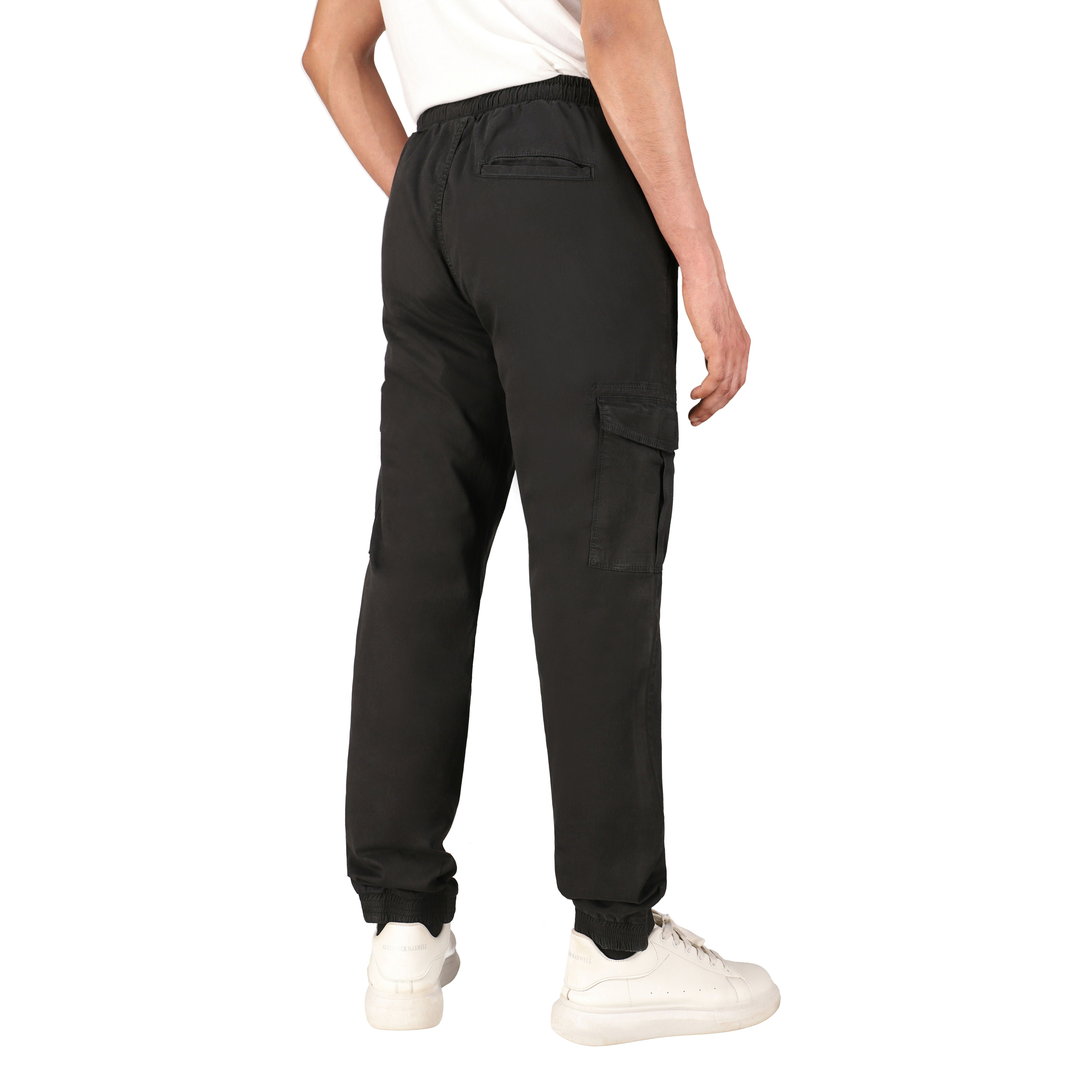 White Duck Cargo Stretch Jogger Pants