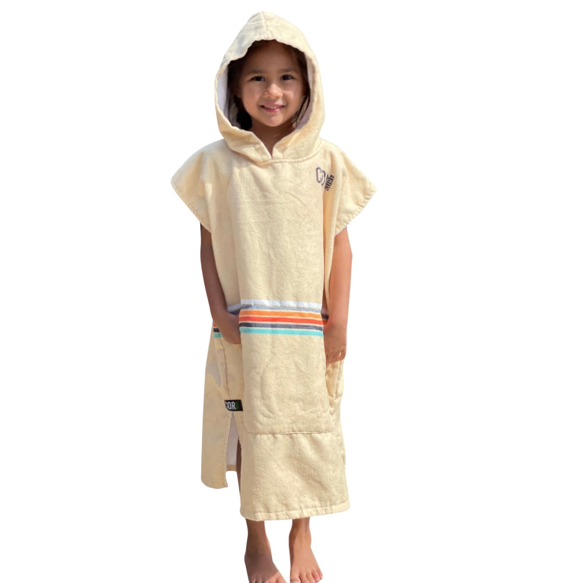 COR Surf Retro Sand Changing Towel Poncho - Kids (Small) — view 5