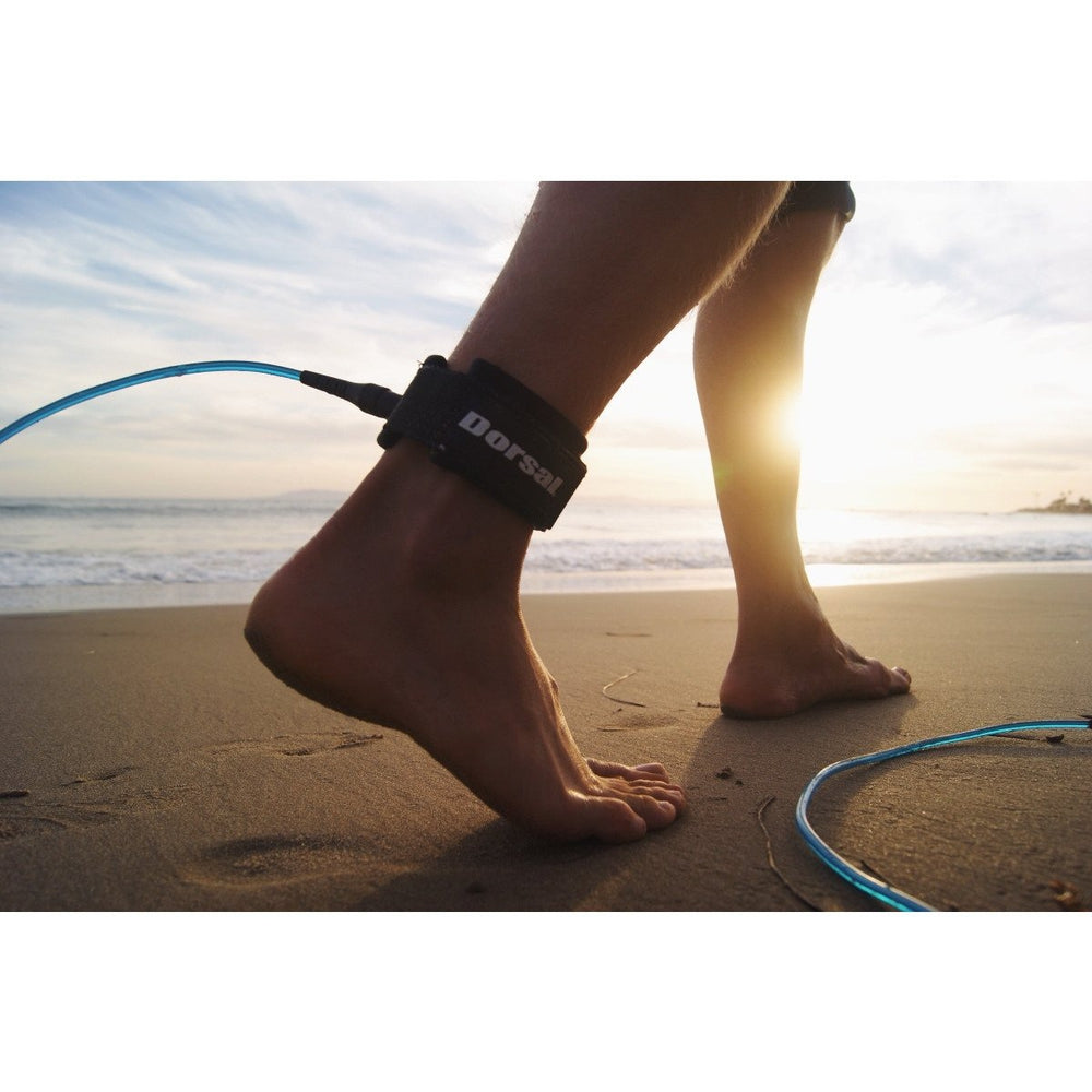 DORSAL Surf Leash for Surfboard Longboard SUP Leg Rope — Yellow / Polyurethane - view 2