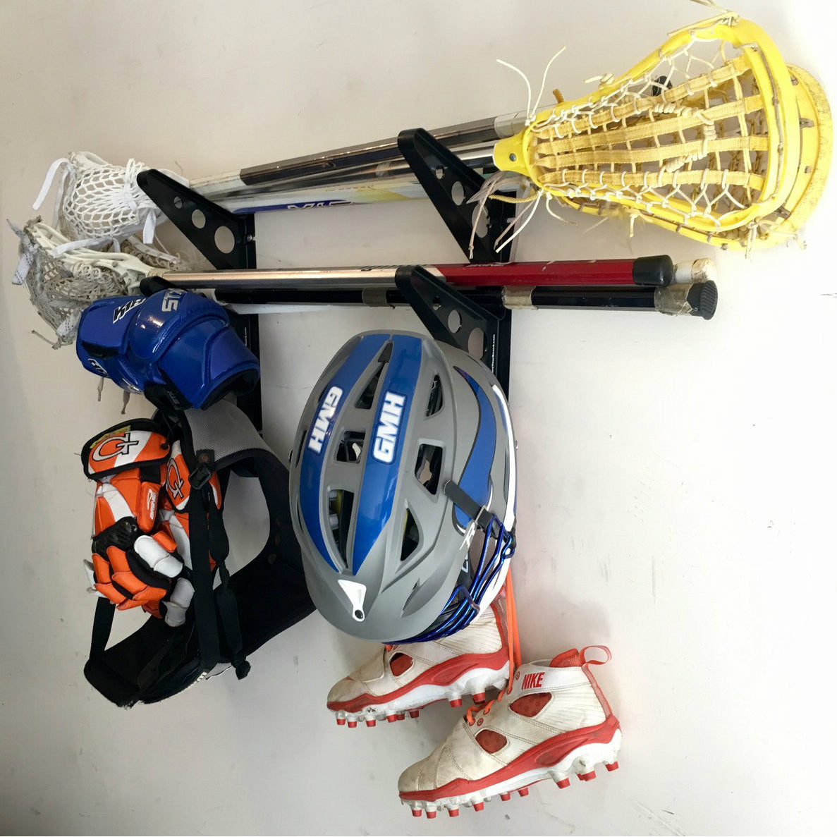 Trifecta Lacrosse Stick Storage Rack | 3 Levels - product view 1