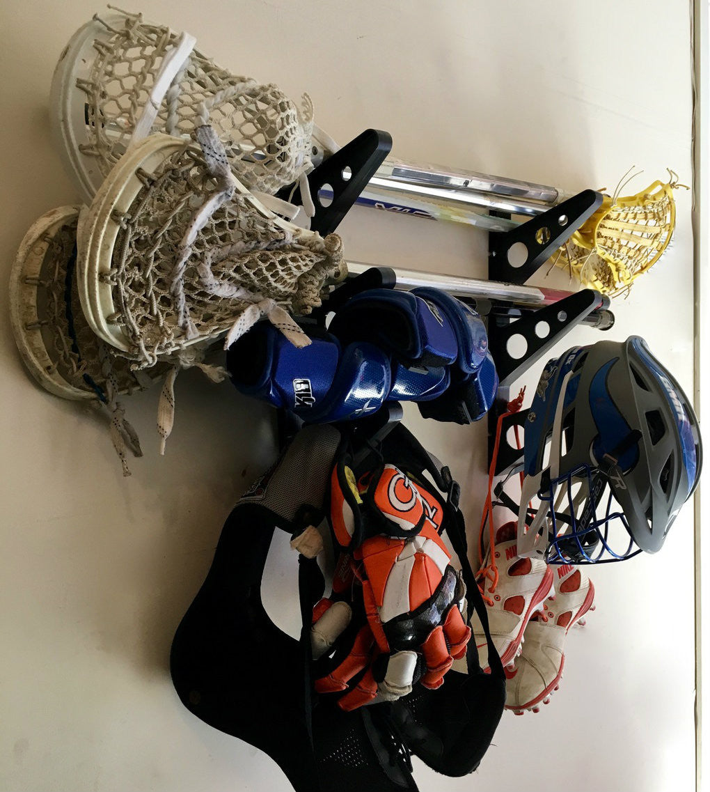 Trifecta Lacrosse Stick Storage Rack | 3 Levels - product view 5