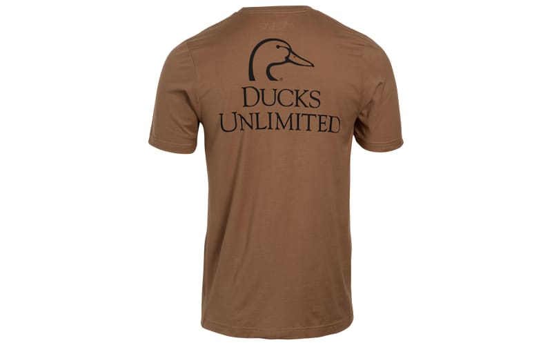 Bass Pro Shops Ducks Unlimited Logo T-Shirt, Light Brown, back design