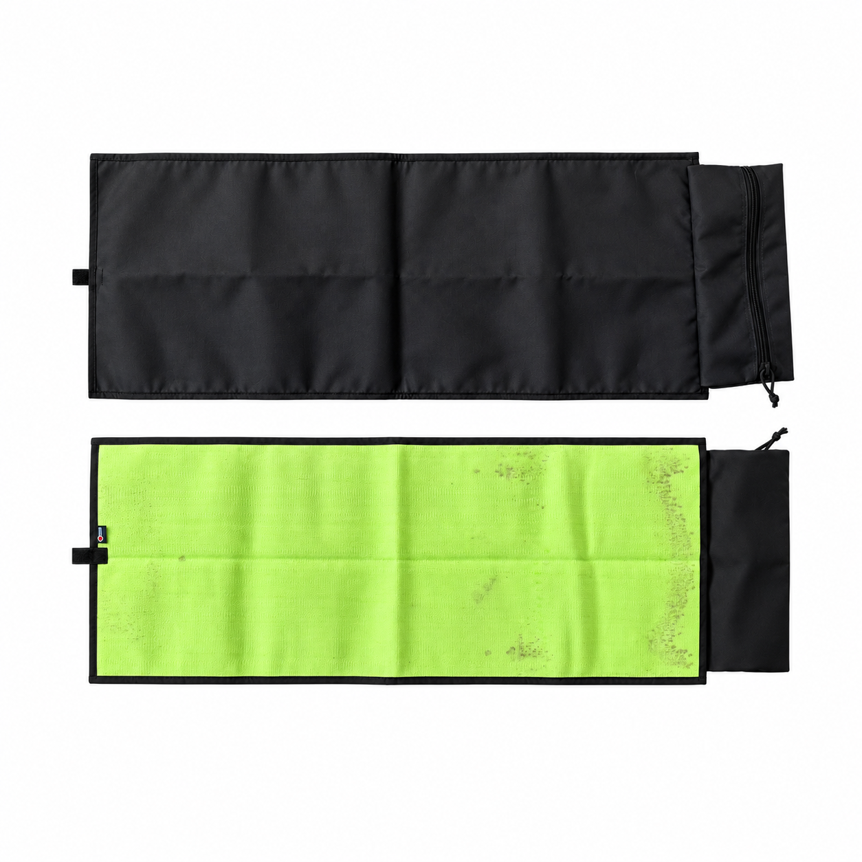 Recycled Firefighter Long Rifle Mat - Firehose Edition — product view 3