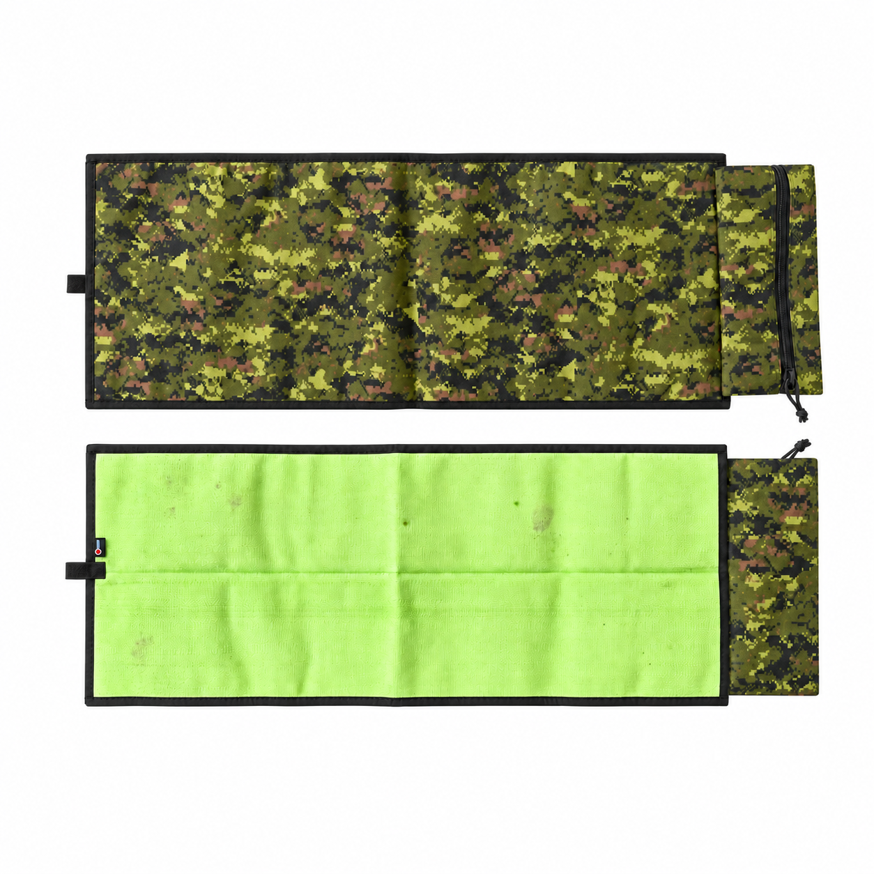Recycled Firefighter Long Rifle Mat - Firehose Edition — product view 6