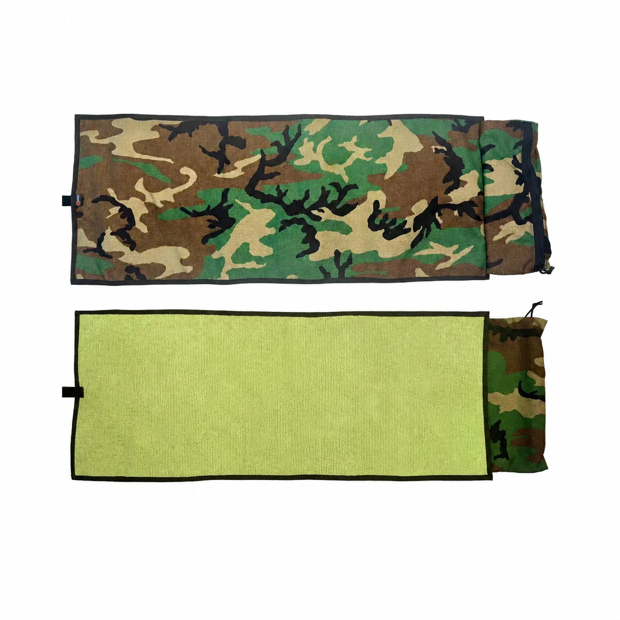 Recycled Firefighter Long Rifle Mat - Firehose Edition — product view 1