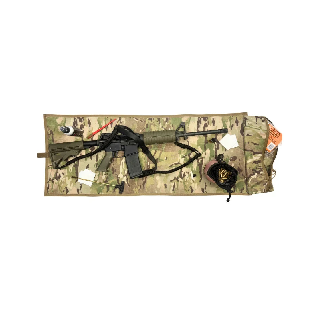 Recycled Firefighter Long Rifle Mat - Firehose Edition — product view 18