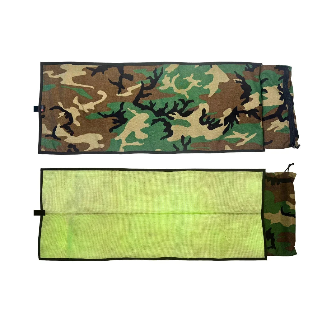 Recycled Firefighter Long Rifle Mat - Firehose Edition — product view 16