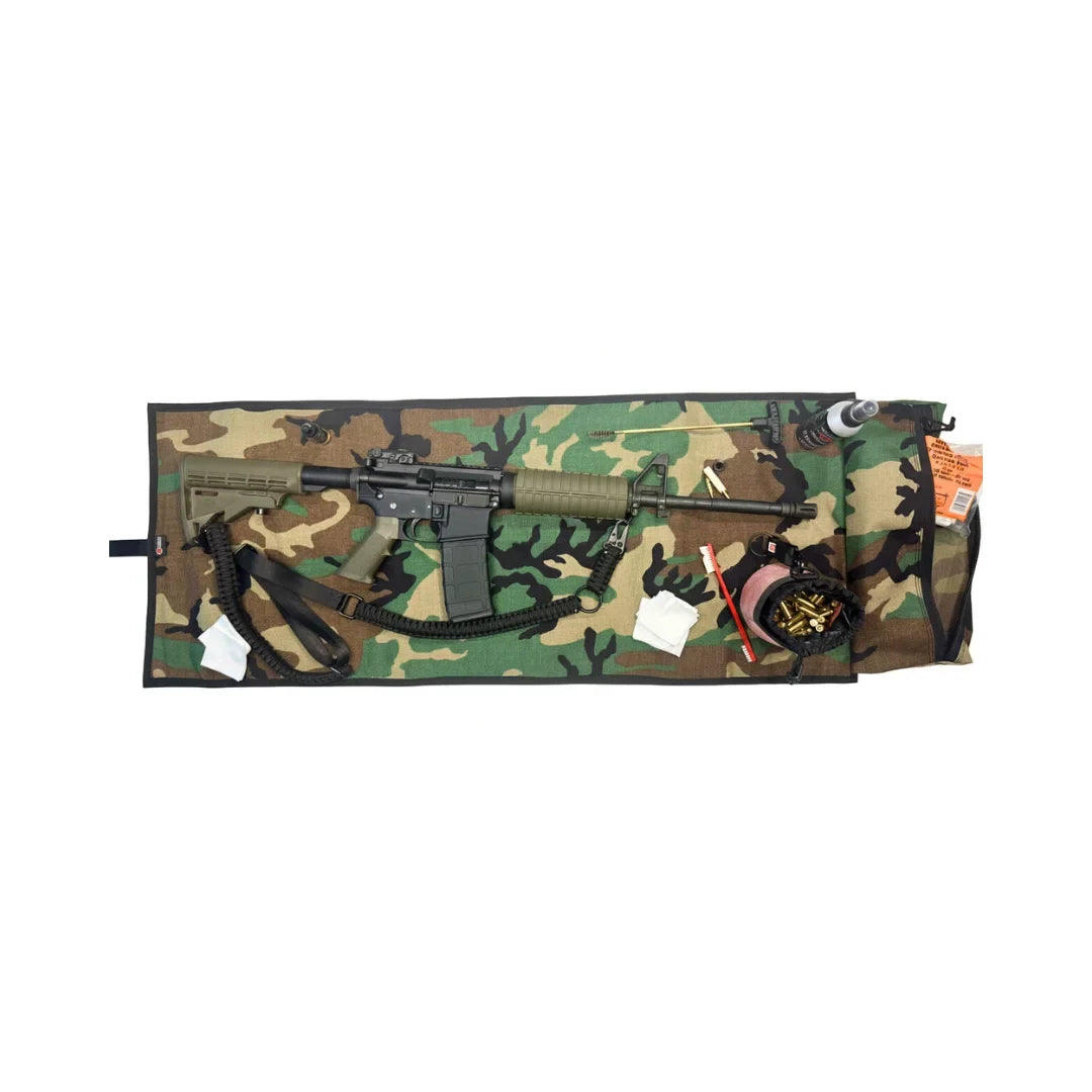 Recycled Firefighter Long Rifle Mat - Firehose Edition — product view 7