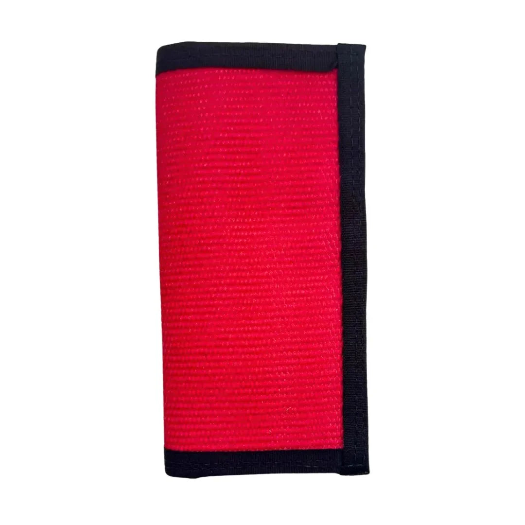 Recycled Firefighter Long Wallet (No-Snap - with chain grommet) — product view 1