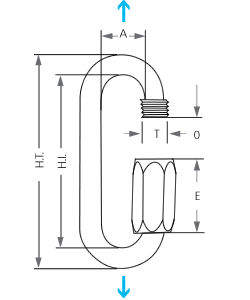 QUICK LINK LO 10 - Large Opening Quick Links