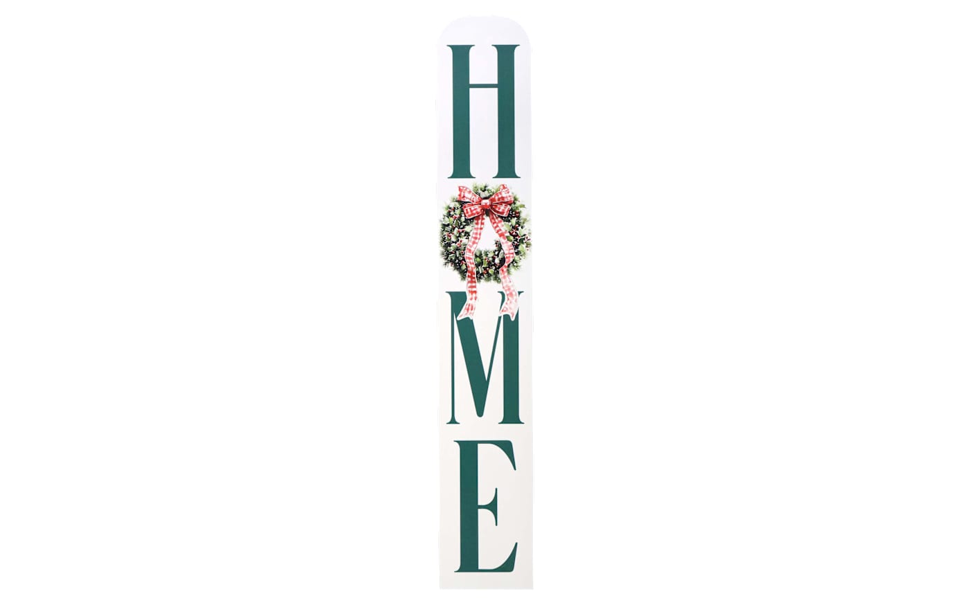 Open Road Brands Home Christmas Wreath Porch Leaner — 43.99 H x 7.33 W inches