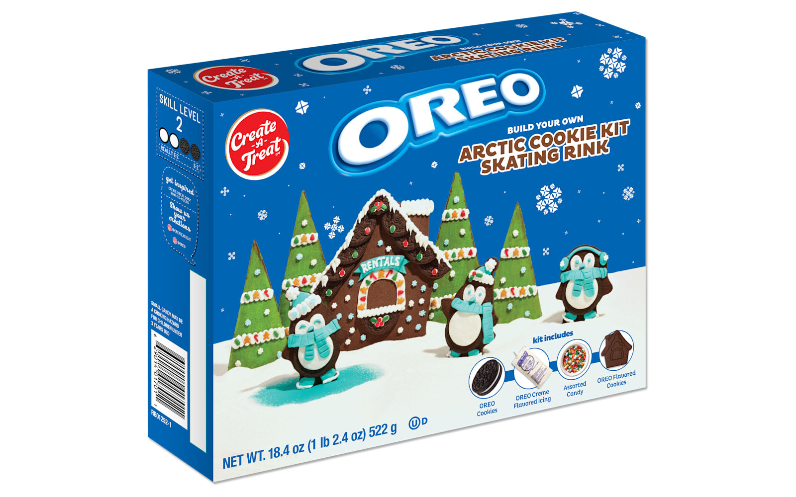 Create-A-Treat OREO Arctic Skating Rink Cookie Kit — 18.4 oz.