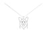 Amanda Blu Silver Wire Corgi Necklace — Silver / 18 inch