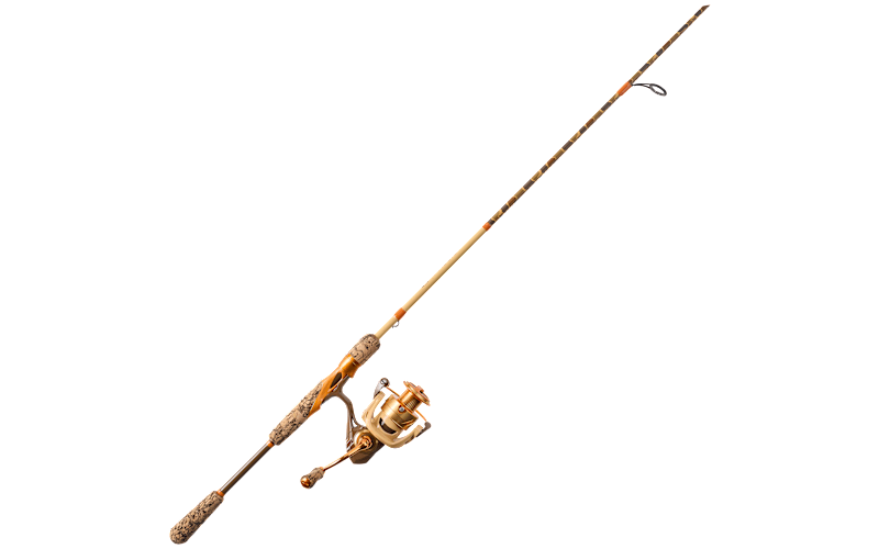 Bass Pro Shops Prodigy Spinning Combo in Brown Fish Camo — Brown Fish Camo / 3000 / 7 ft / Medium / 5.0:1
