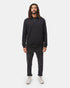 Tentree Men's Treefleece 1/4 Button Hoodie - Meteorite Black
