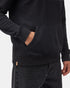 Tentree Men's Treefleece 1/4 Button Hoodie - Meteorite Black