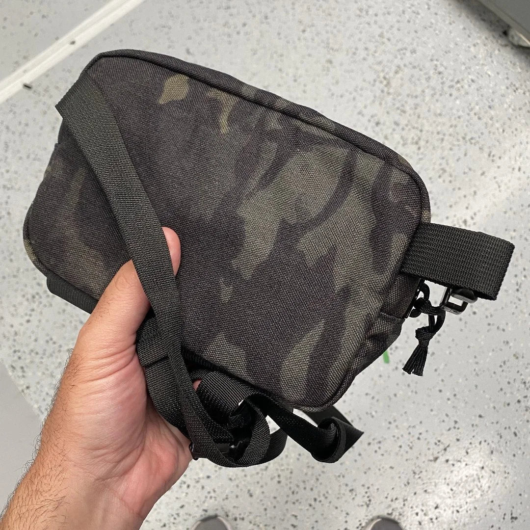 Recycled Firefighter Minimalist Woodland Fanny Pack — product view 4