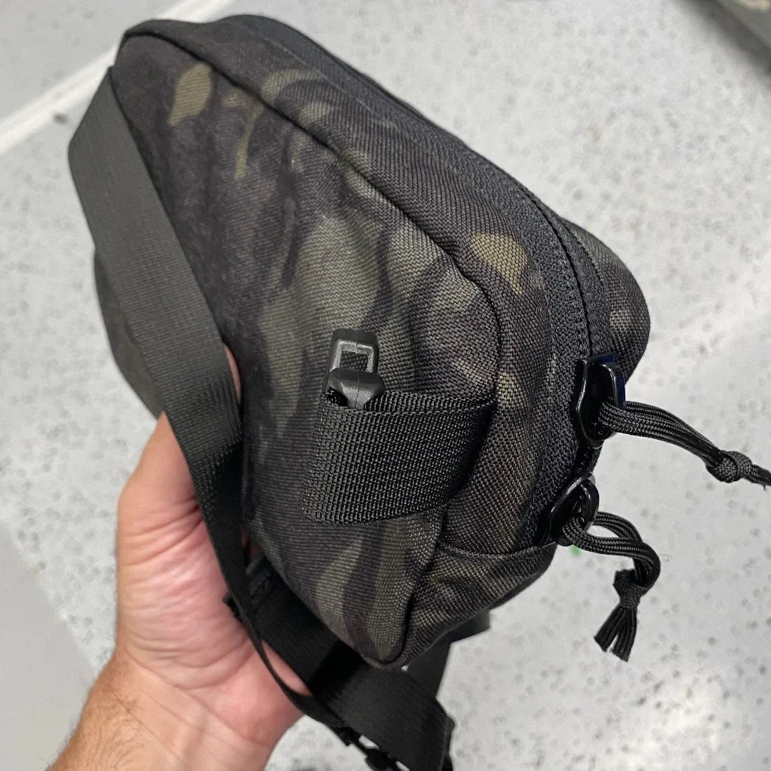 Recycled Firefighter Minimalist Woodland Fanny Pack — product view 5