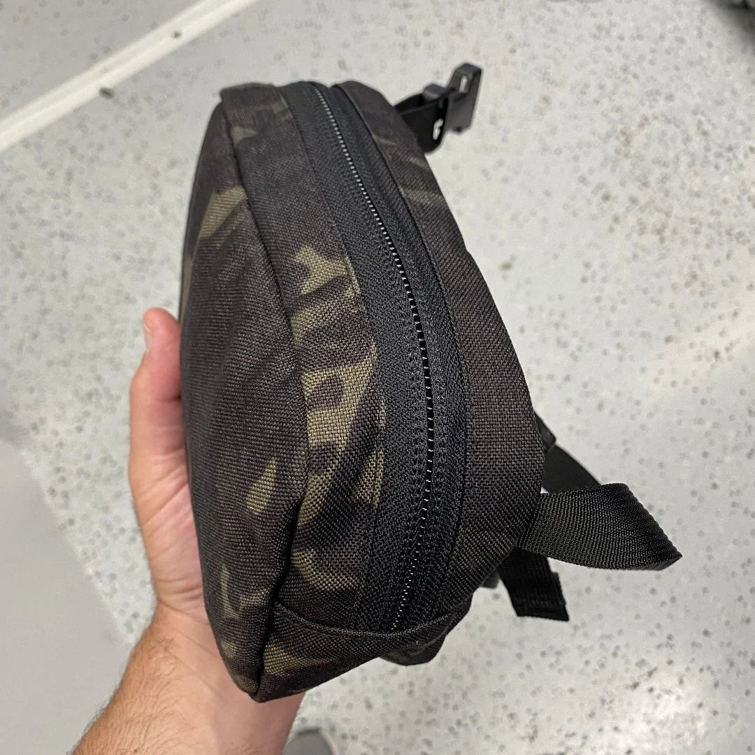 Recycled Firefighter Minimalist Woodland Fanny Pack — product view 6