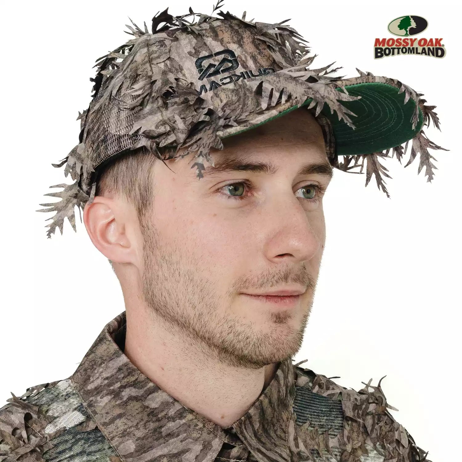 QuikCamo 3D Leafy Ball Cap with Front Face Mask – product view 31