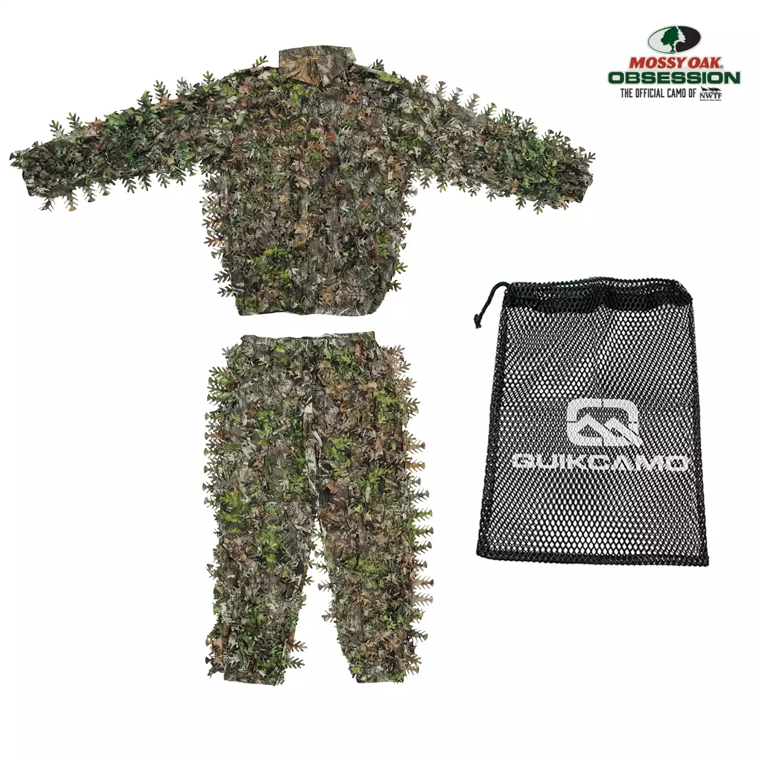 QuikCamo 3D Leafy Ghillie Suit, Top or Hoodie – product view 84