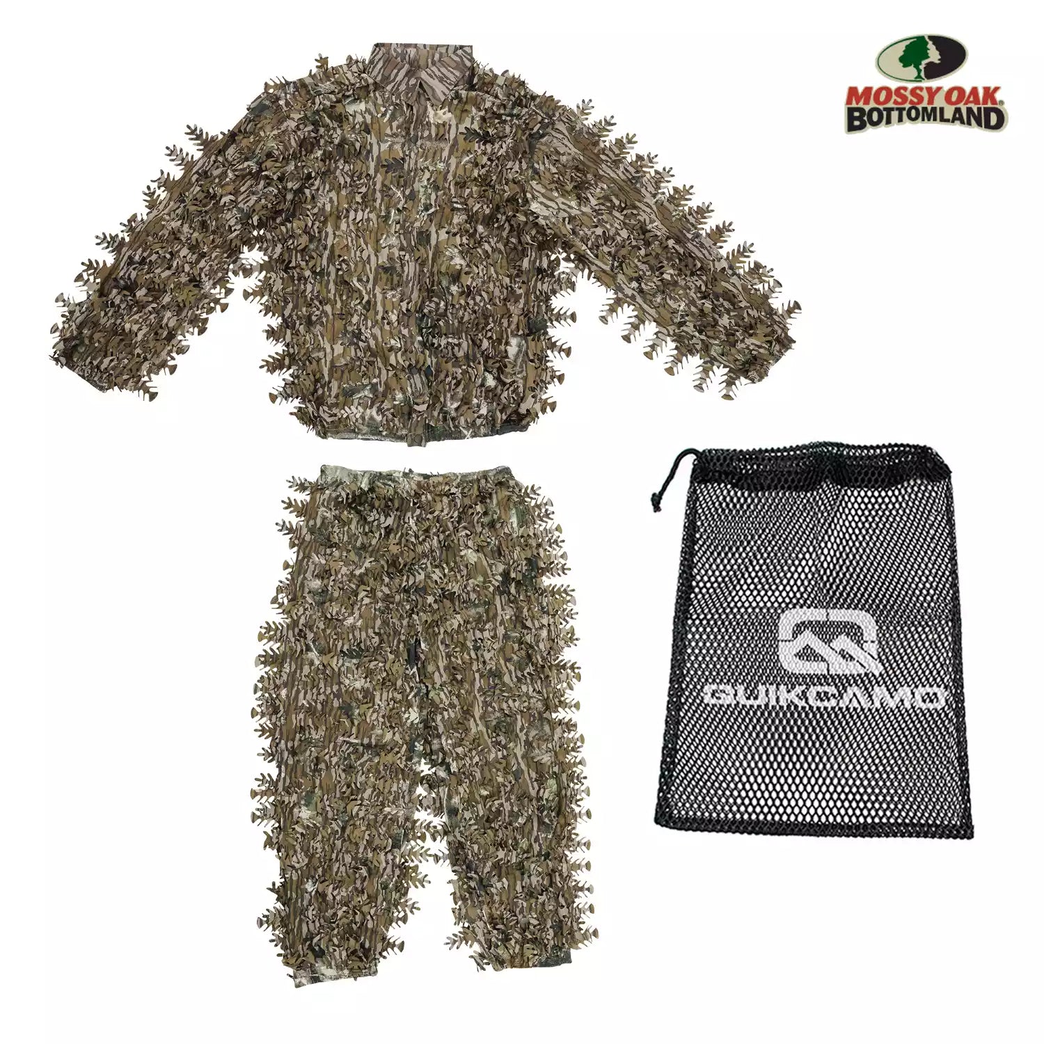 QuikCamo 3D Leafy Ghillie Suit, Top or Hoodie – product view 60