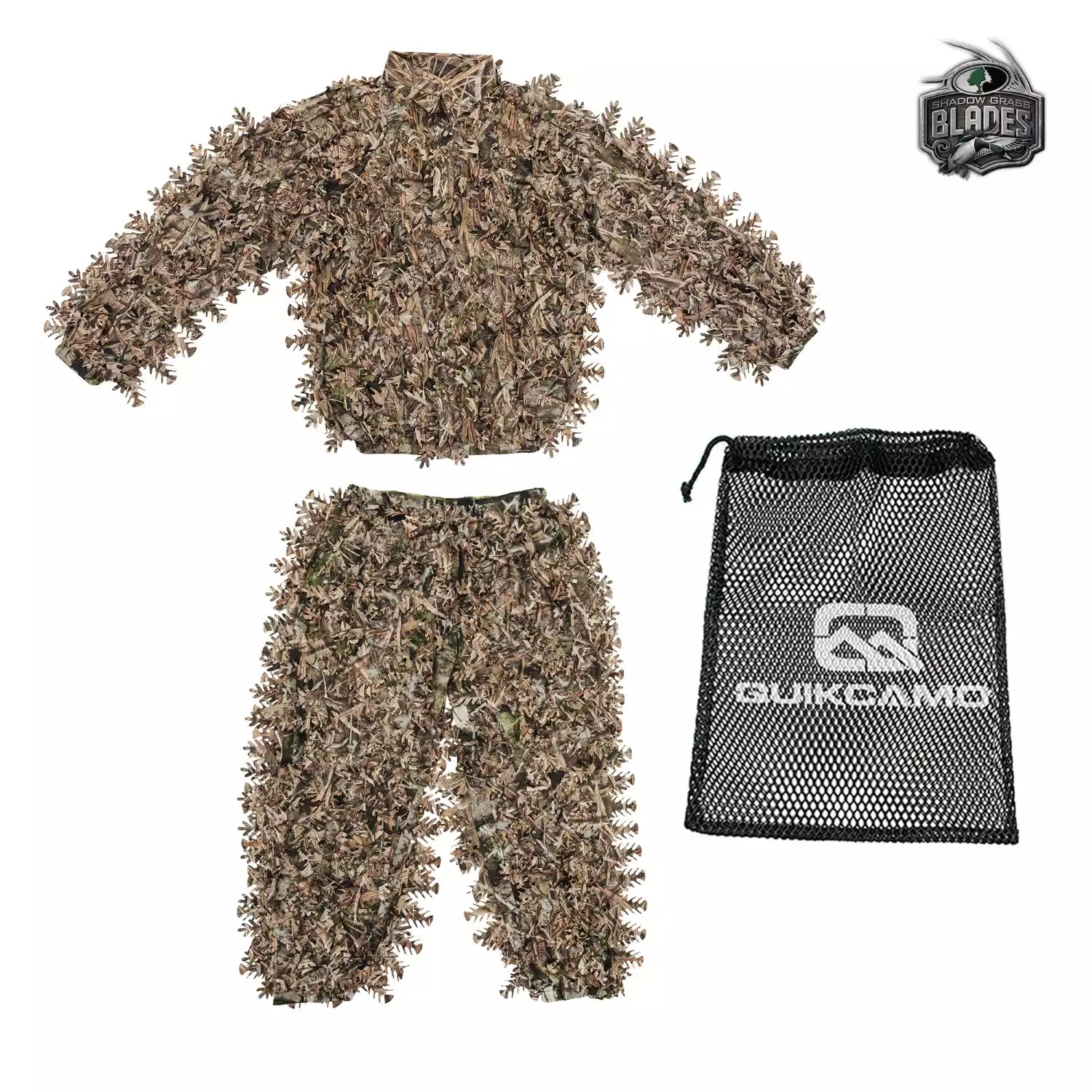 QuikCamo 3D Leafy Ghillie Suit, Top or Hoodie – product view 63