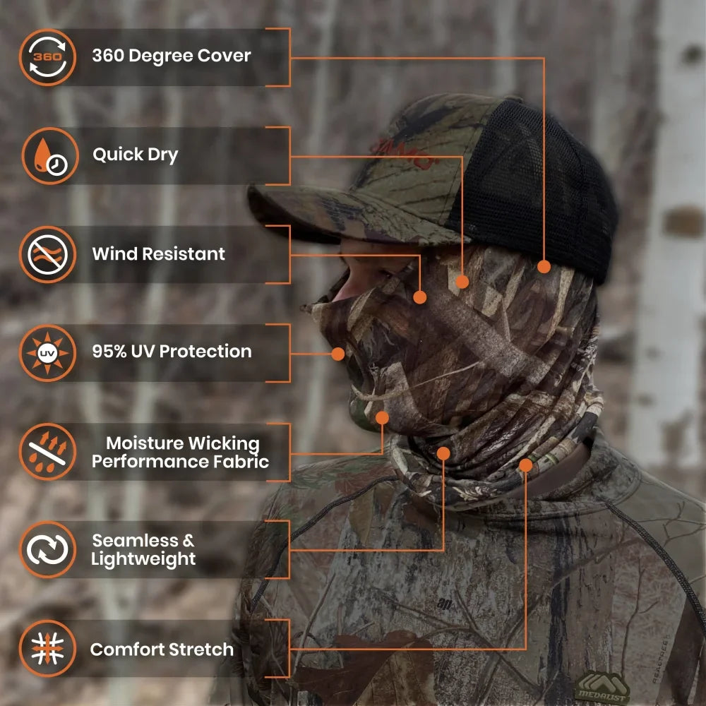 QuikCamo QuikCover Camo Neck Gaiter – Stretch Fit – product view 2
