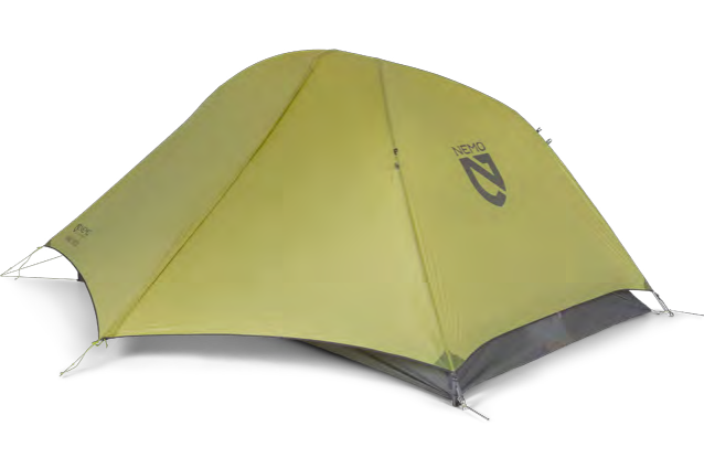 NEMO workbook image showing the updated Hornet OSMO rainfly; capacity and color configurations differ