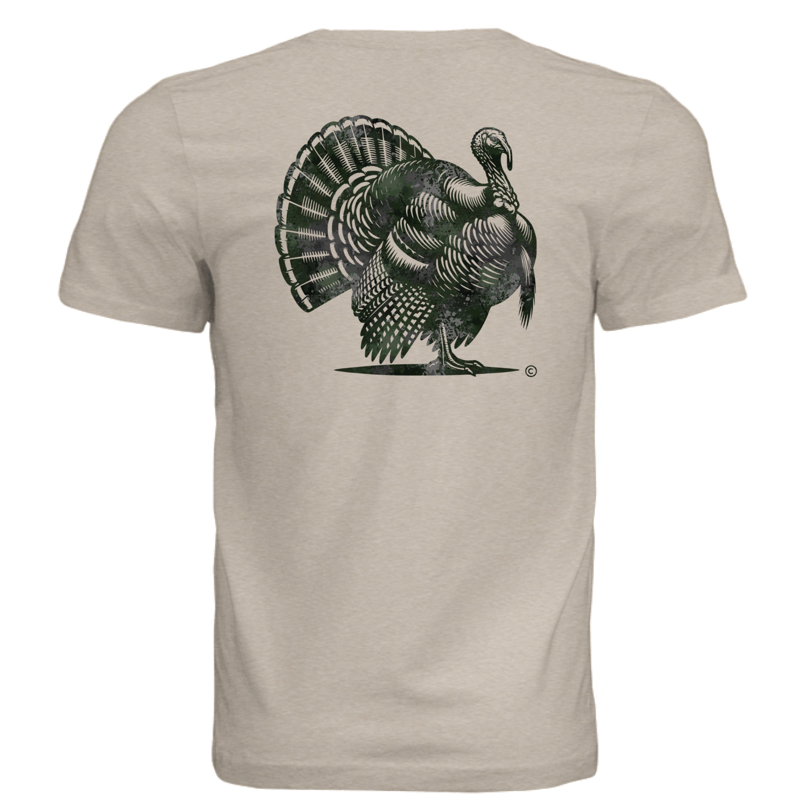 Spur-Ma-Gettin Verdant Splash Burst Camo Turkey T-Shirt – product image 5