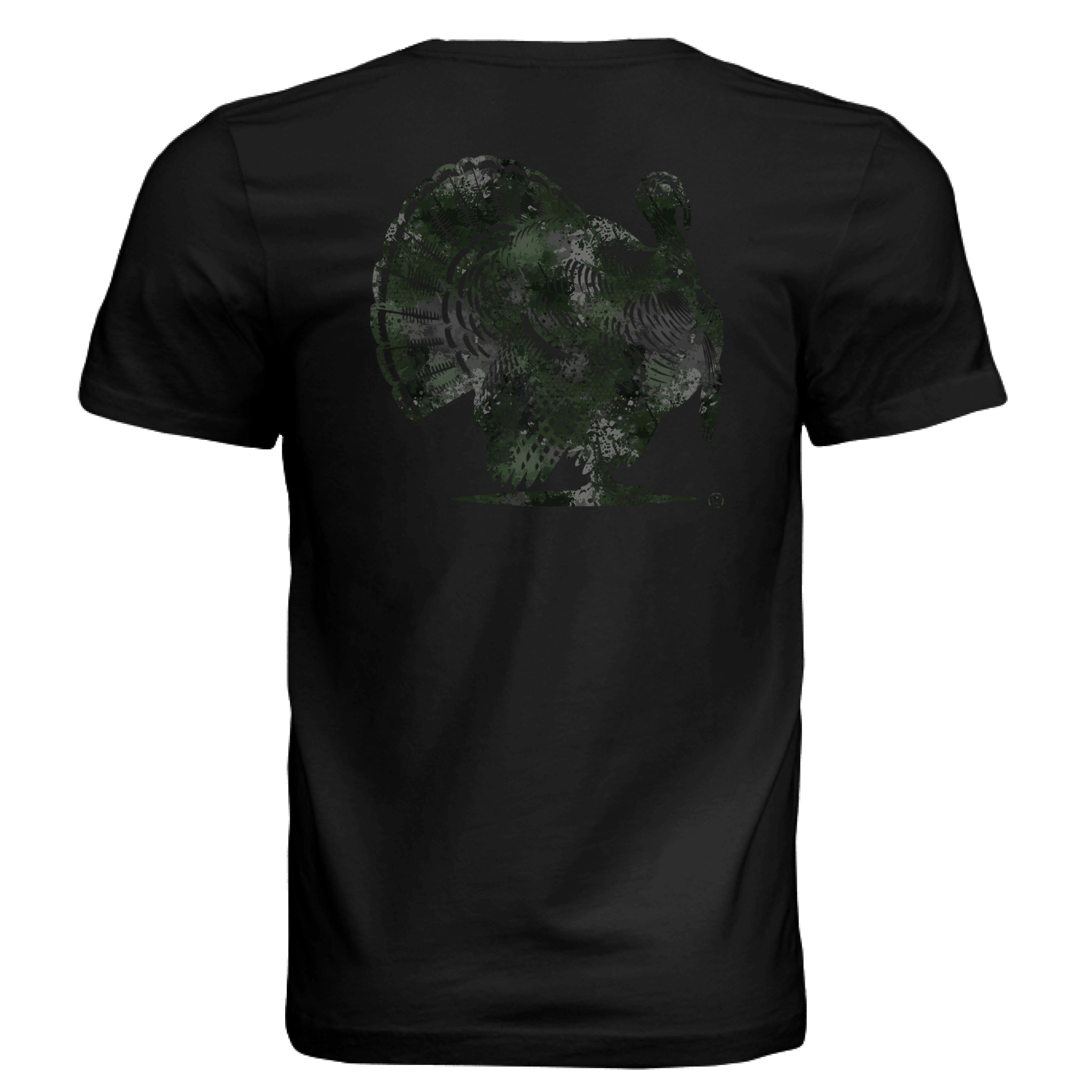 Spur-Ma-Gettin Verdant Splash Burst Camo Turkey T-Shirt – product image 3