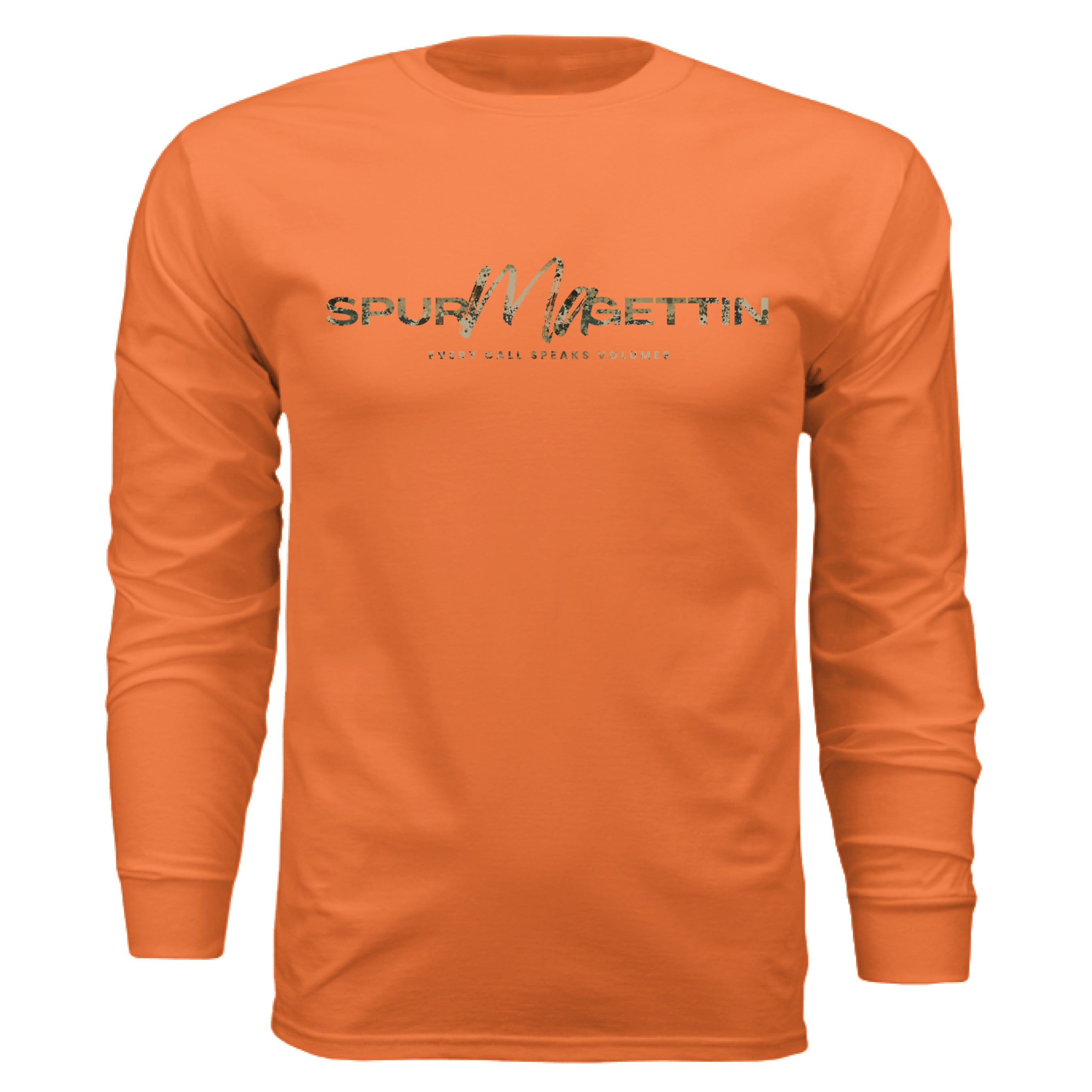Spur-Ma-Gettin Upland Splash Burst Camo California Quail Long Sleeve T-Shirt – product image 2