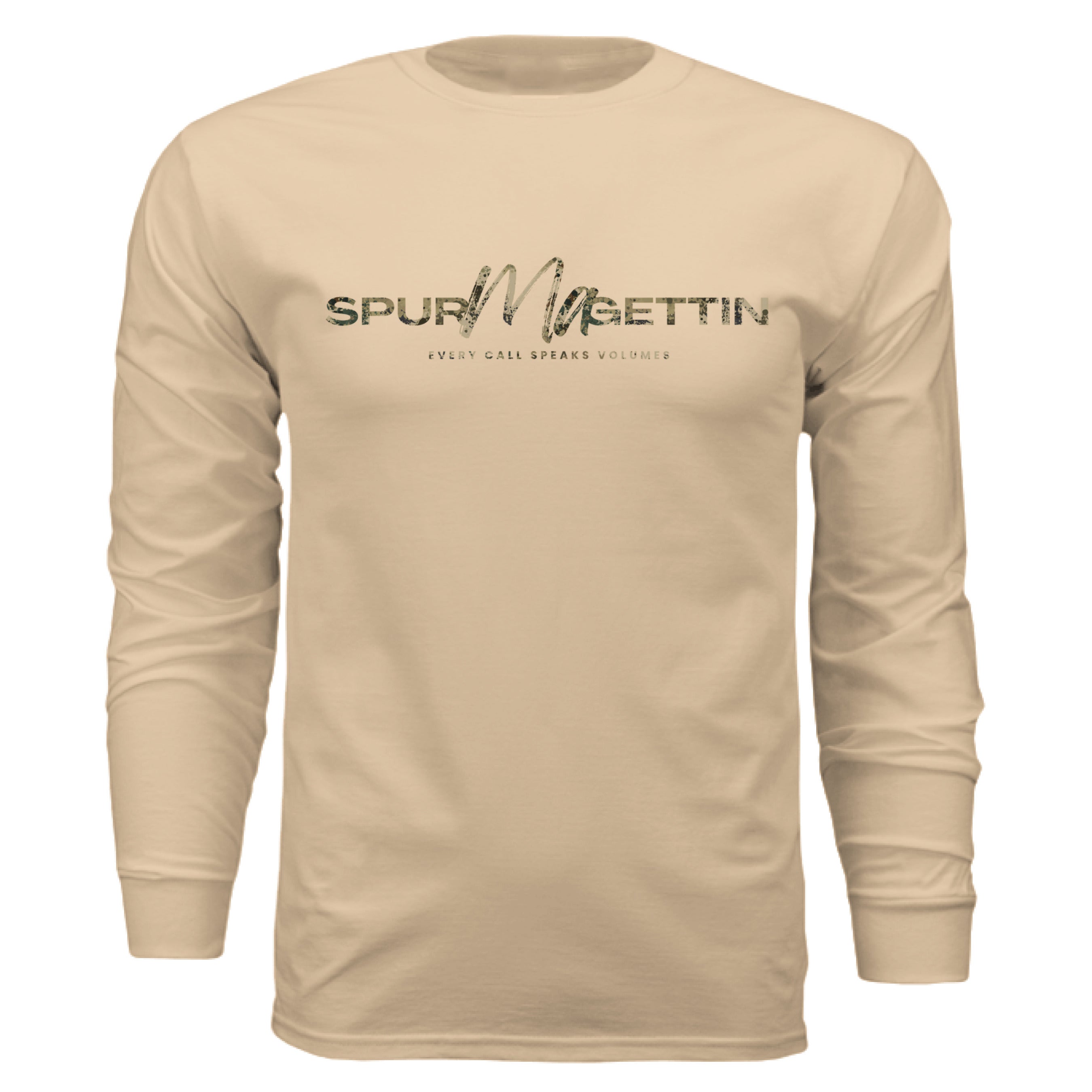 Spur-Ma-Gettin Upland Splash Burst Camo California Quail Long Sleeve T-Shirt – product image 8