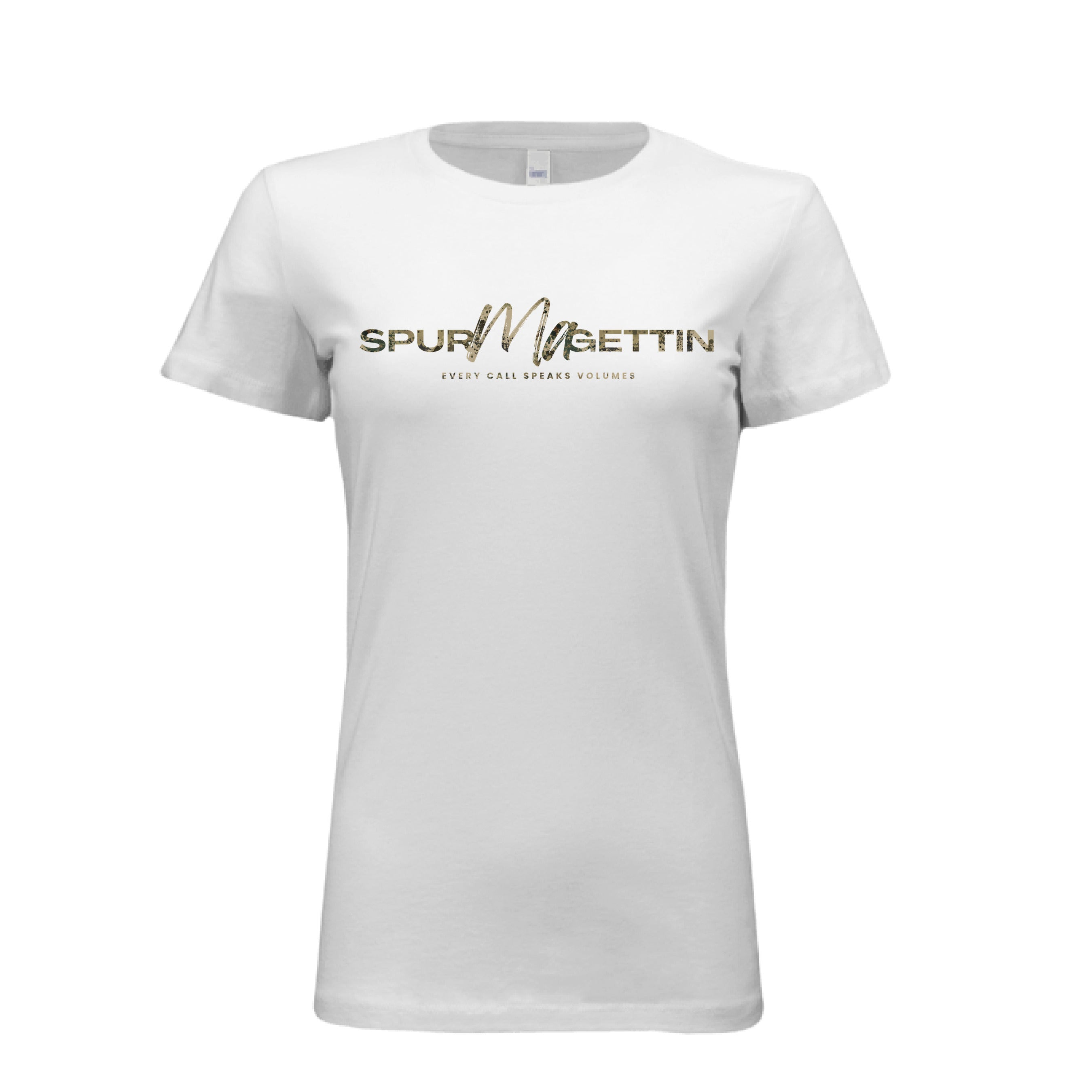 Spur-Ma-Gettin Women’s Upland Splash Burst California Quail T-Shirt – product image 6
