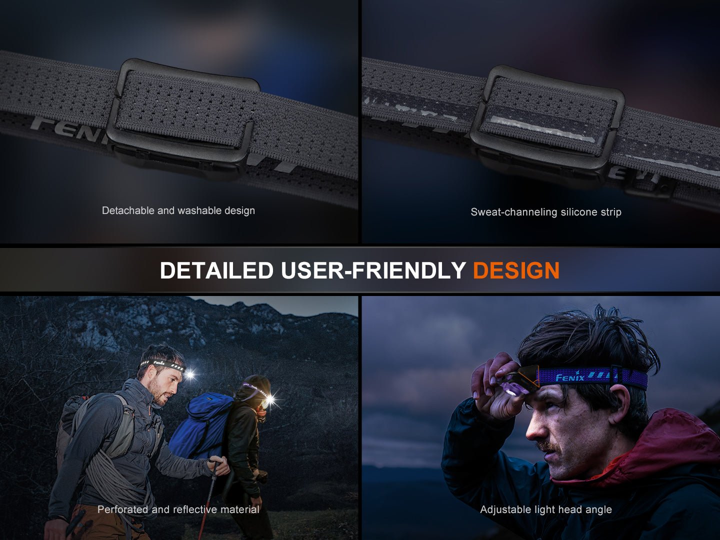 Fenix HL12R V2 Ultralight Outdoor Rechargeable Headlamp by Fenix Store