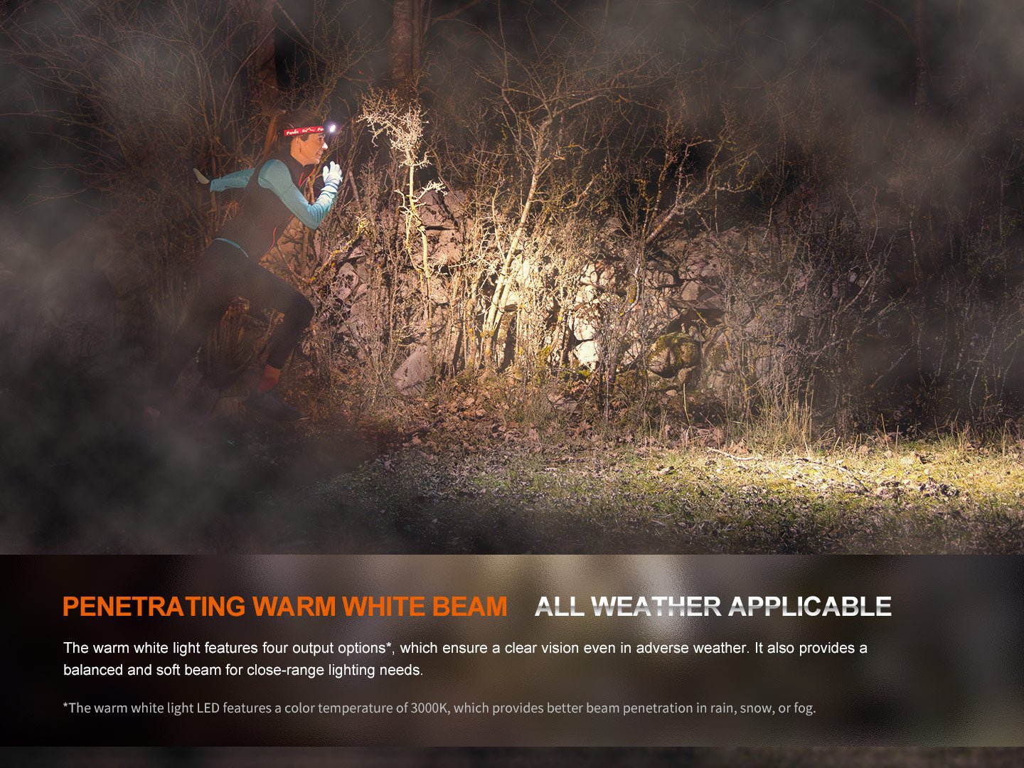 Fenix HM65R-T V2 Rechargeable Lightweight Trail Running Headlamp by Fenix Store