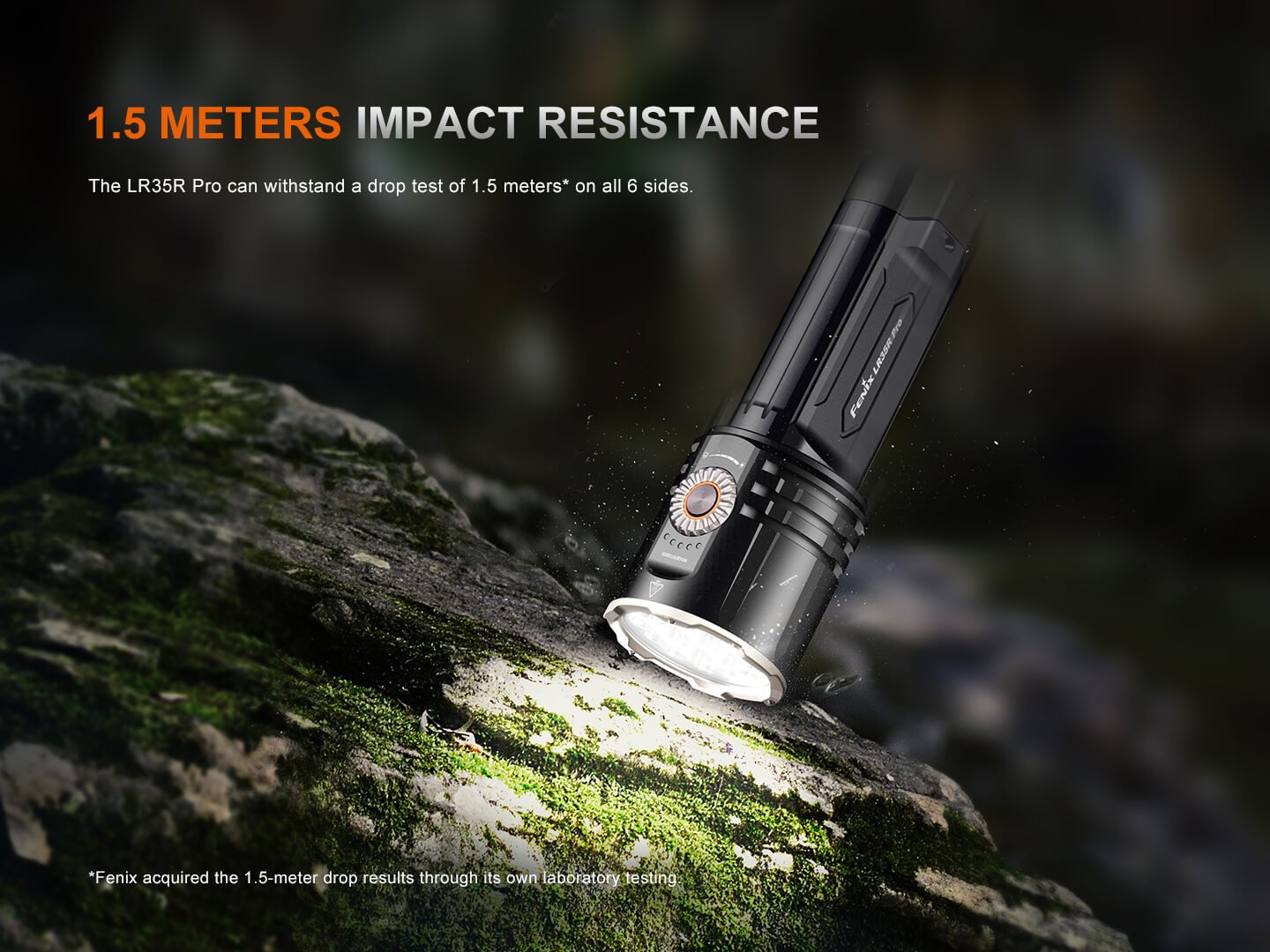 Fenix LR35R PRO Rechargeable Palm-Sized Searchlight by Fenix Store