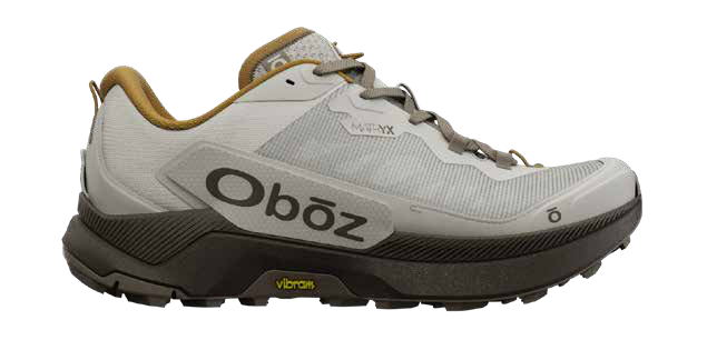 Oboz Anabatic Carbon Pro Low men's trail running shoe in Aspen, manufacturer workbook image