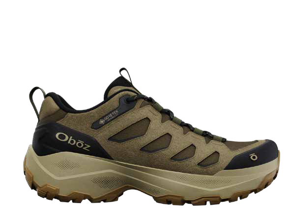 Oboz Sawtooth LT Low GTX men's hiking shoe in Thicket, manufacturer workbook image