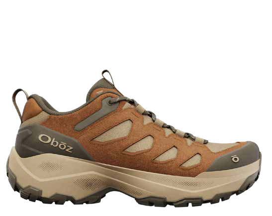 Oboz Sawtooth LT Low women's hiking shoe in Saddle, manufacturer workbook image