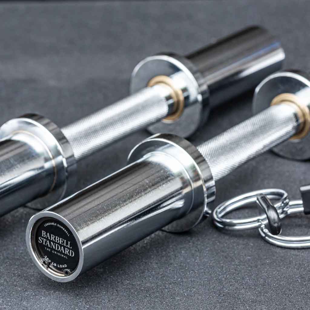 Barbell Standard Loadable Dumbbell Bars - Pair - view 6