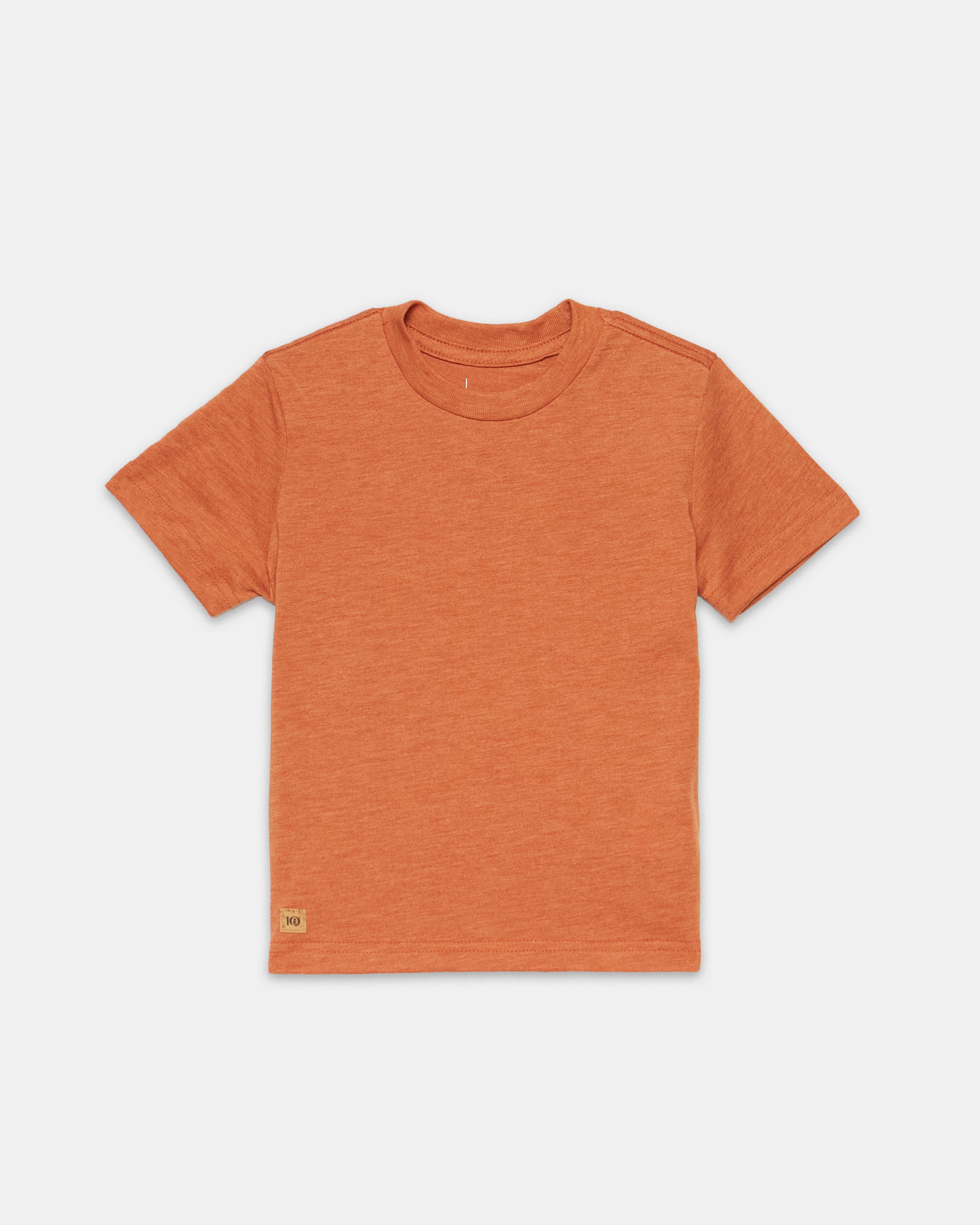 Tentree Kids TreeBlend Crew T-Shirt - Ginger Biscuit Heather