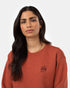 Tentree Women's TreeFleece Golden Spruce Forest Crew - Baked Clay