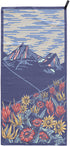PackTowl Personal Towel in the Big Bend print, laid flat