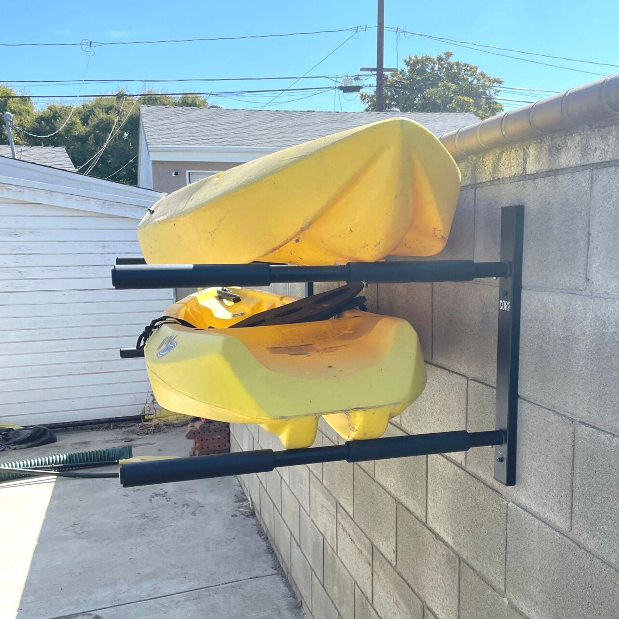 COR Surf Double SUP & Longboard Paddleboard Wall Storage Rack — view 3