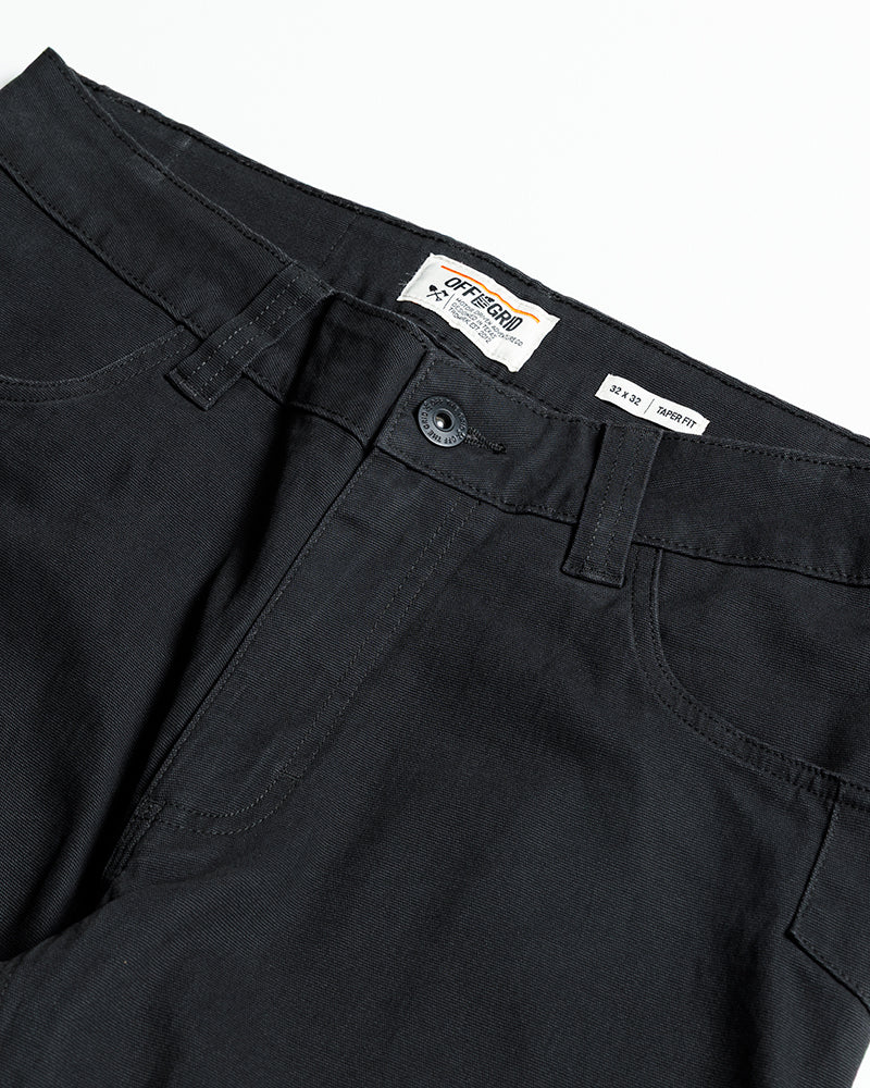 Off The Grid Surplus Trailblazer Taper Fit Pants - Vintage Black