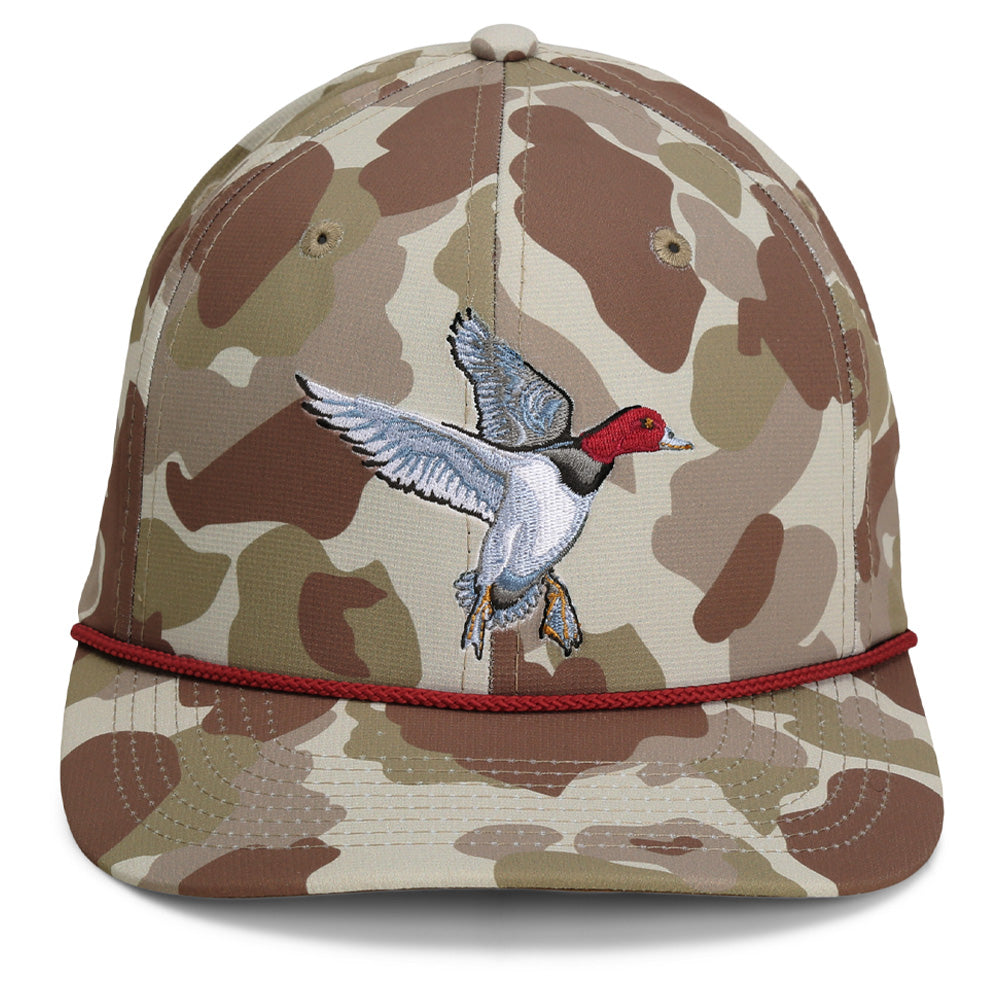 Redhead Duck Hat 6-Panel Waterfowl Rope Cap by Paramount Outdoors