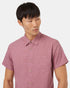 Tentree Men's Mancos Shirt - Dusky Orchid Cloud White