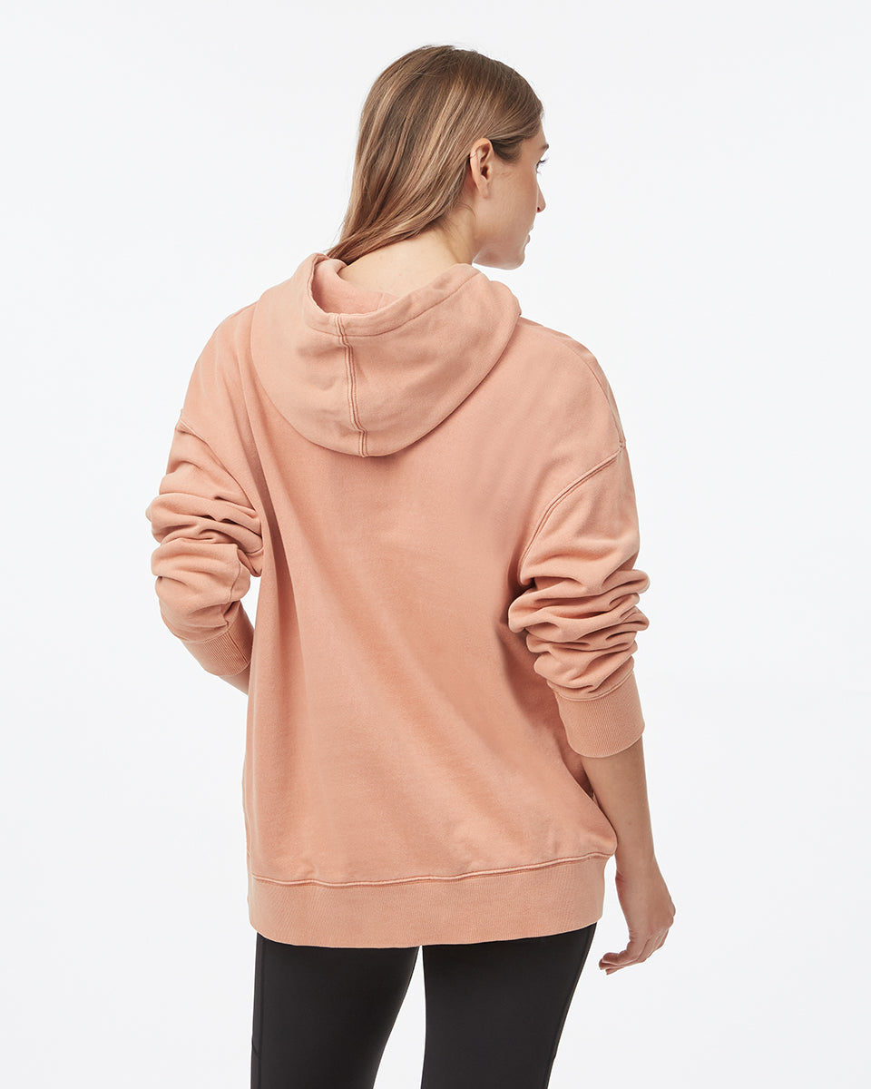 Tentree Women's Organic Cotton French Terry Oversized Hoodie - Italian Clay
